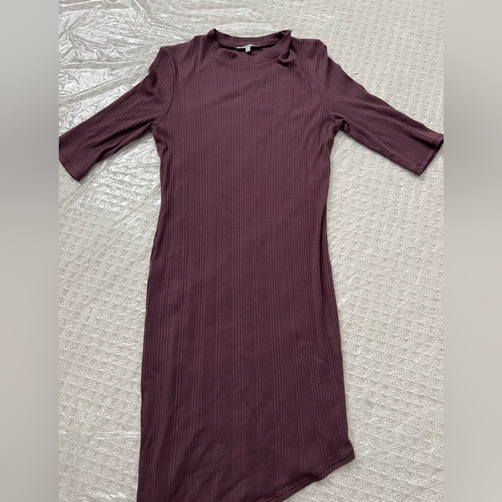Dark purple dress